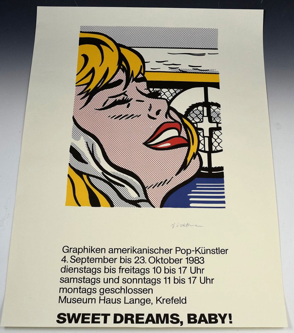 Roy Lichtenstein Signed Poster (1 of 2)