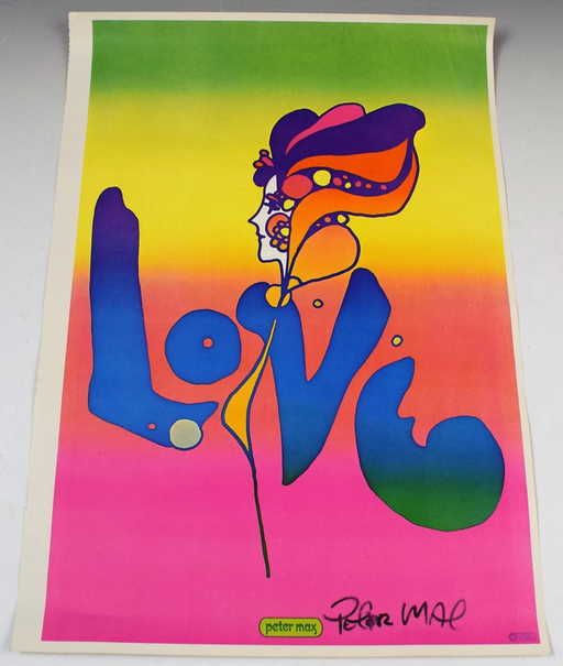 Peter Max Signed Poster