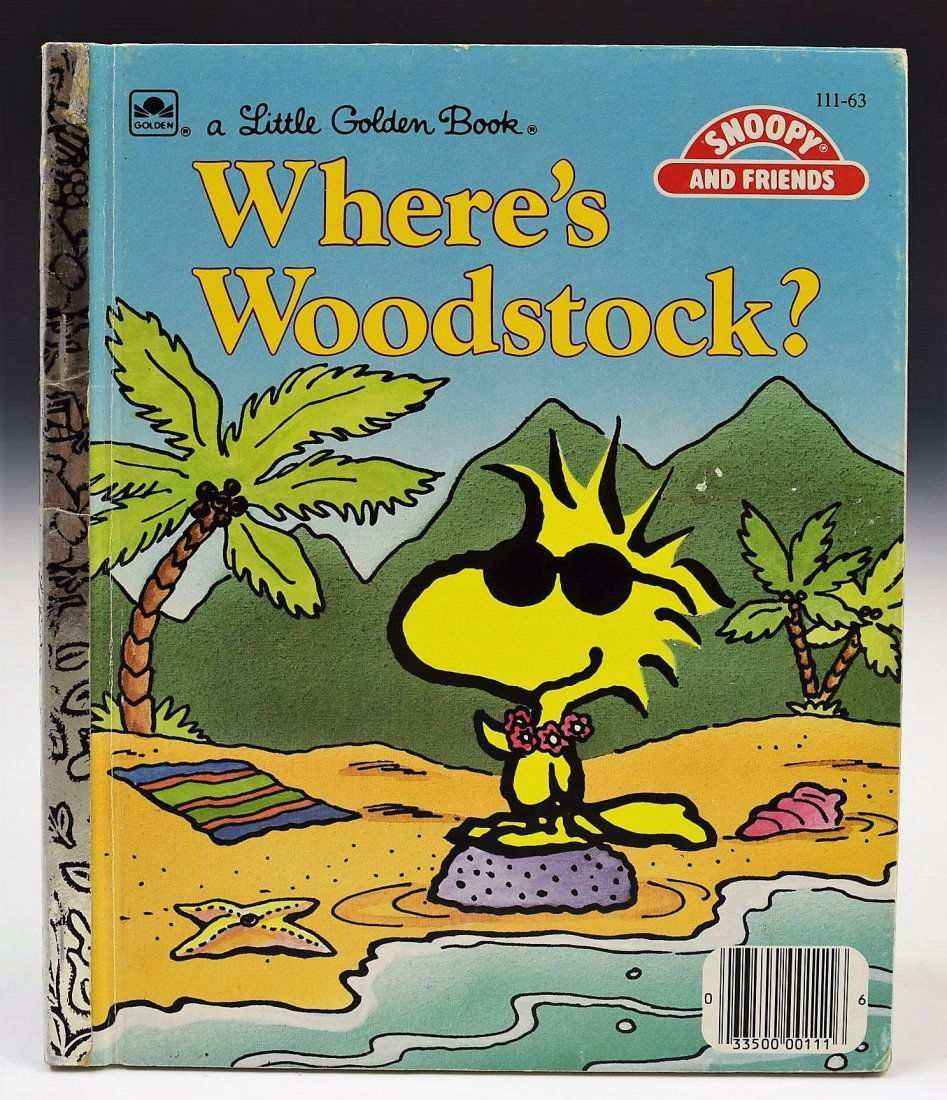 Charles Schulz Signed Book: Charles Schulz "Wheres Woodstock" hardcover book hand signed.