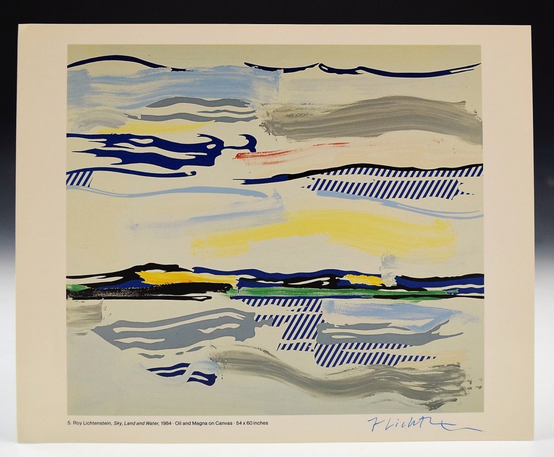 Roy Lichtenstein Signed Lithograph (1 of 2)