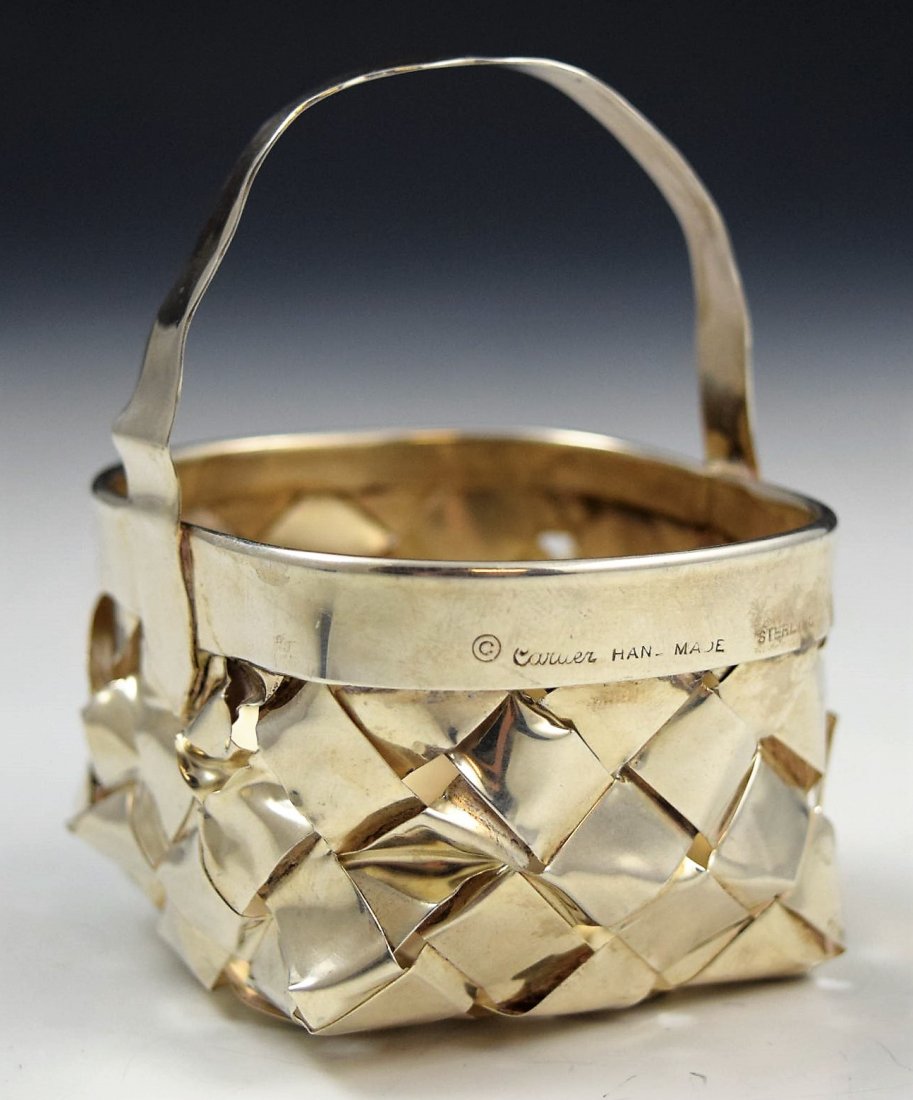Cartier Sterling Silver Basket (1 of 4)
