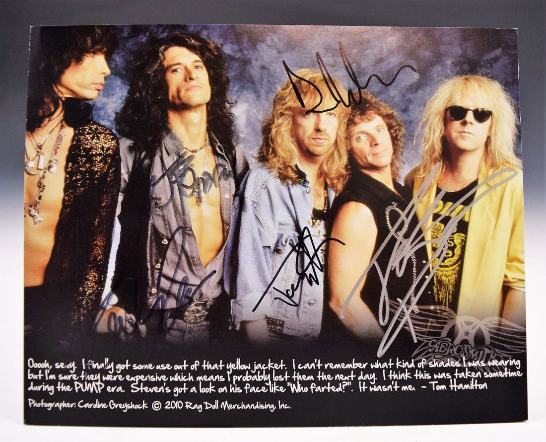 Areosmith Signed Photo (1 of 3)