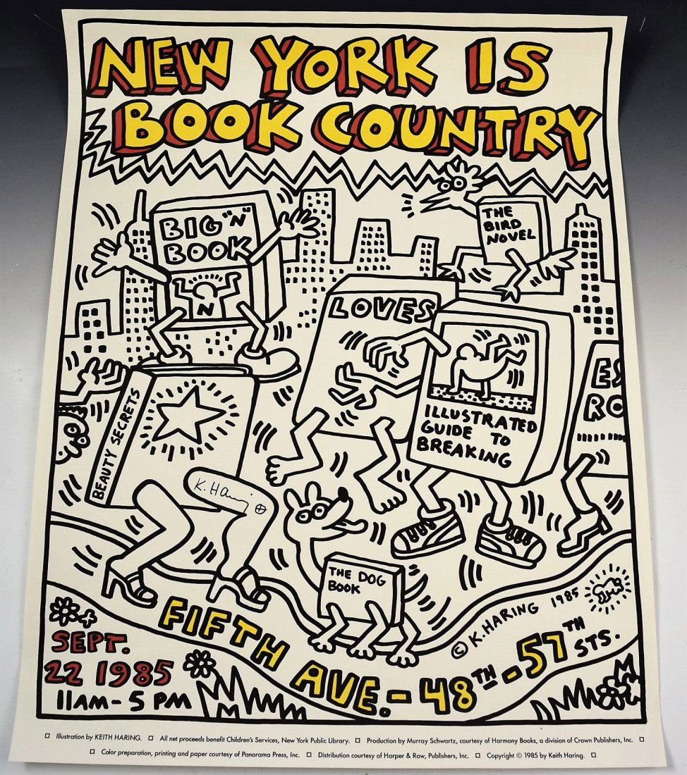 Keith Haring Signed Poster (1 of 4)