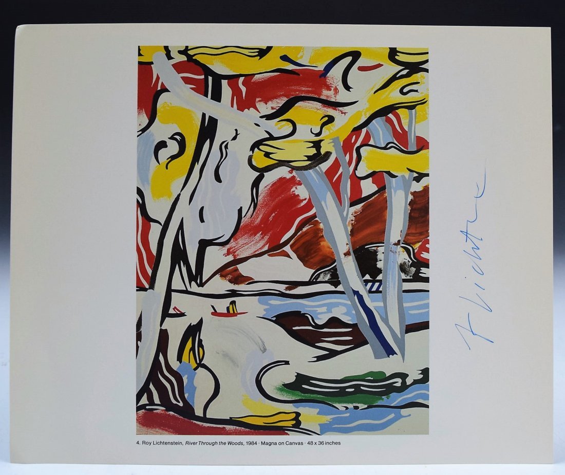 Roy Lichtenstein Signed Lithograph (1 of 2)