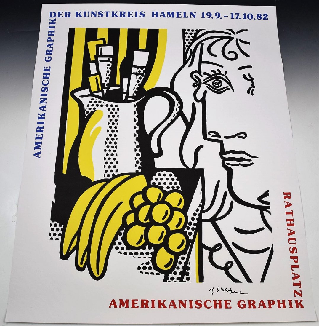 Roy Lichtenstein Signed Poster (1 of 2)