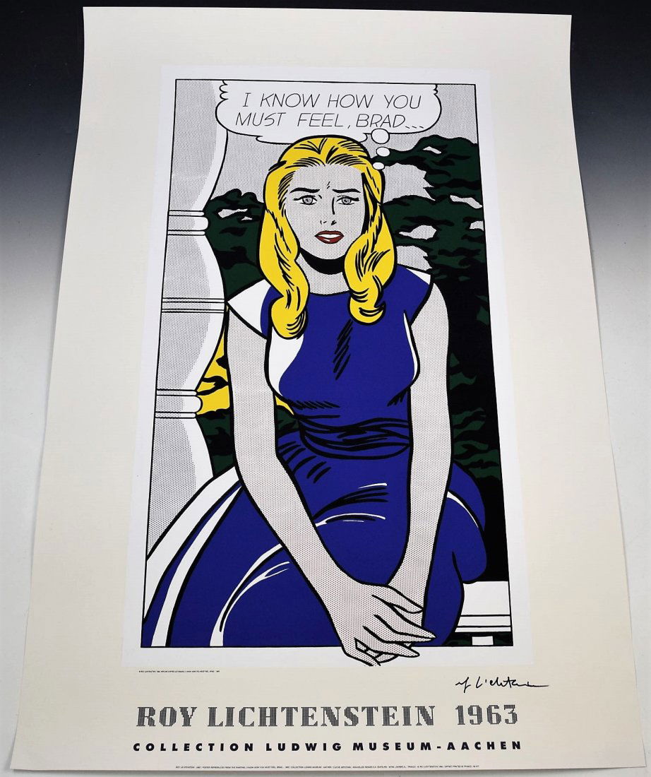 Roy Lichtenstein Signed Poster (1 of 3)