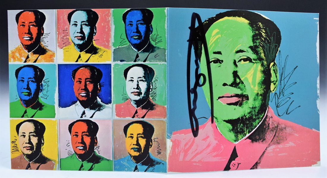 Andy Warhol Mao Invitation Card Signed (1 of 3)