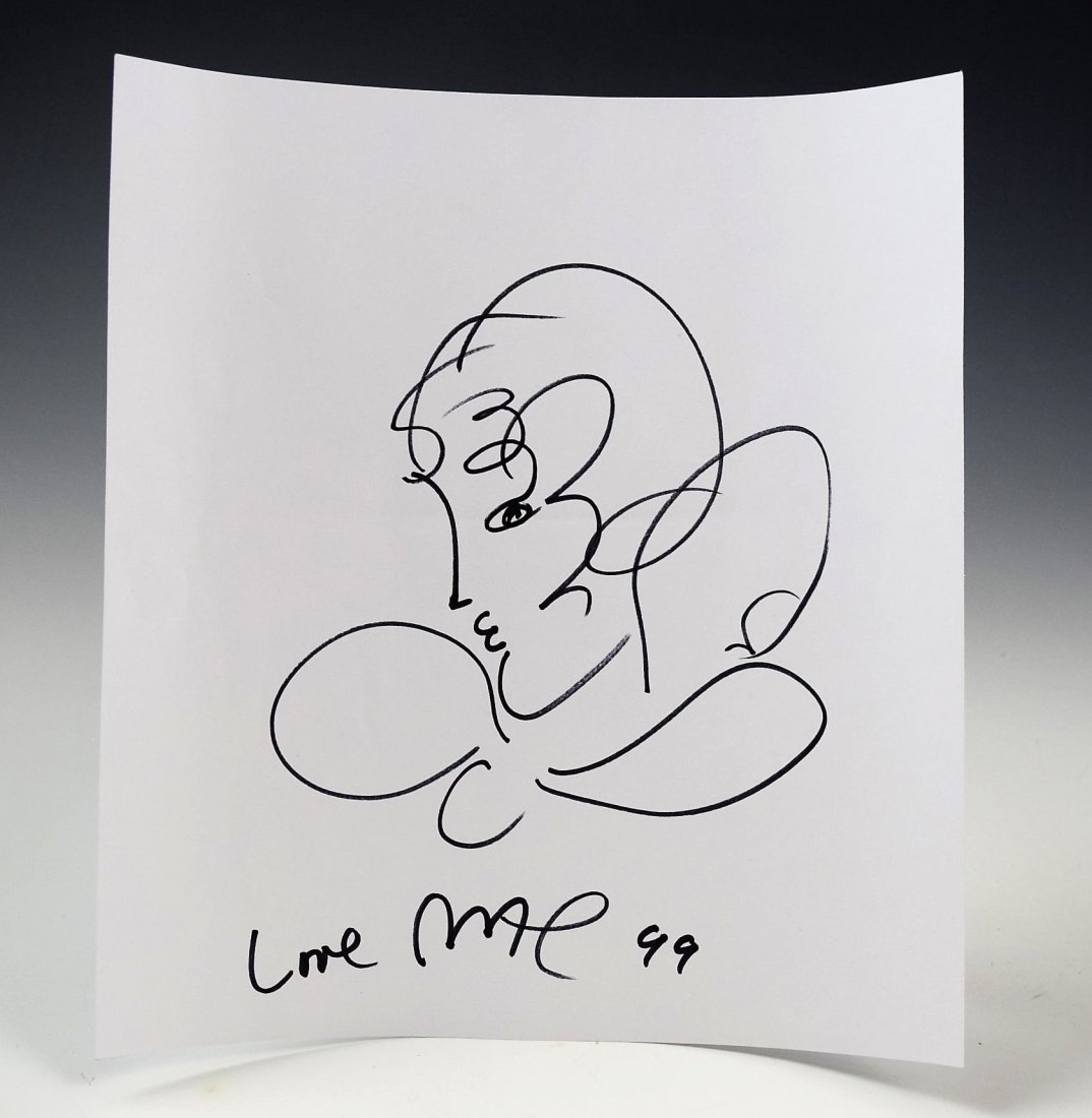 Peter Max Drawing (1 of 2)