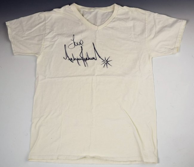 Michael Jackson Signed Shirt (1 of 1)