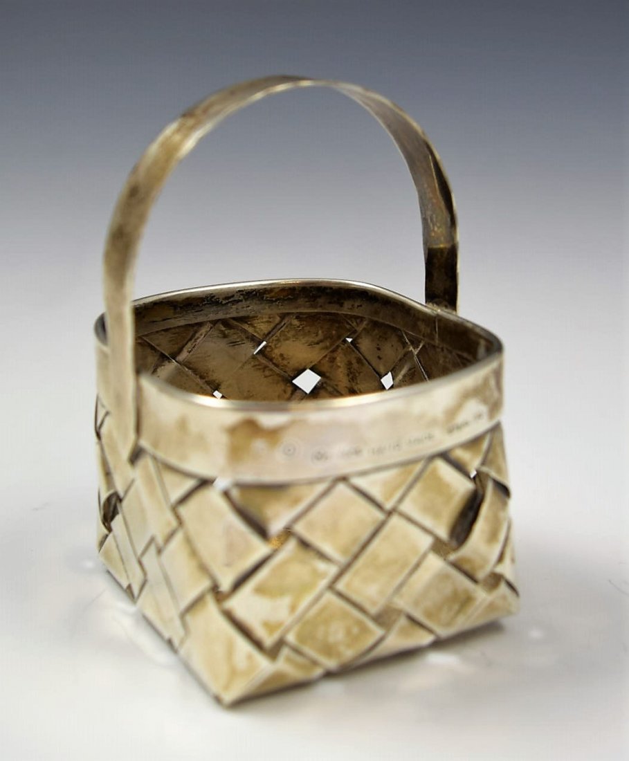 Cartier Sterling Silver Basket (1 of 2)