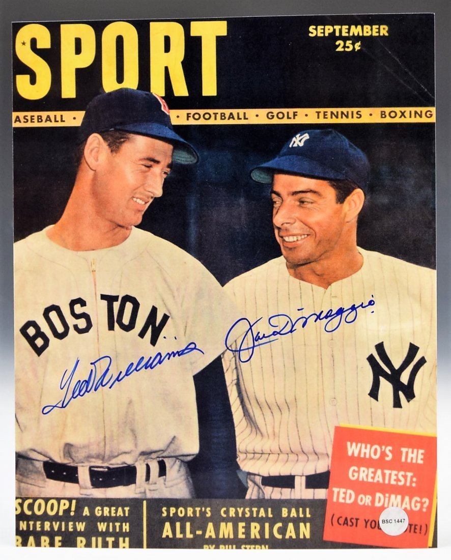 Joe DiMaggio, Ted Williams Signed Photo (1 of 2)