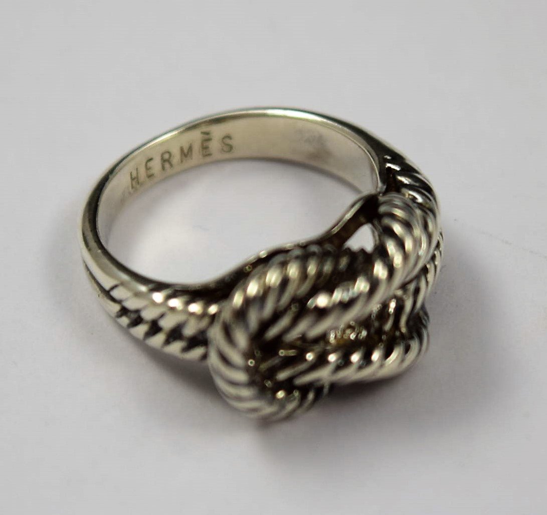 Hermes Sterling Silver Ring (1 of 3)