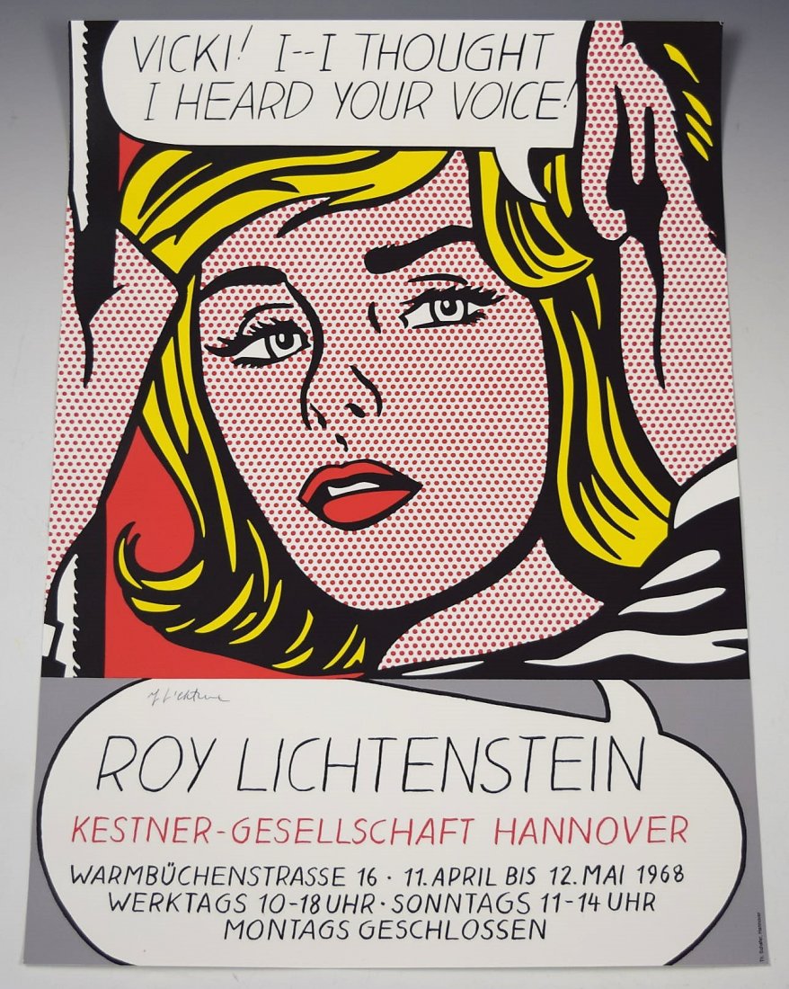 Roy Lichtenstein Signed Poster (1 of 2)