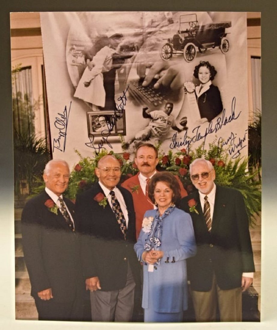Buzz Aldrin, Shirley Temple Signed Photograph (1 of 2)