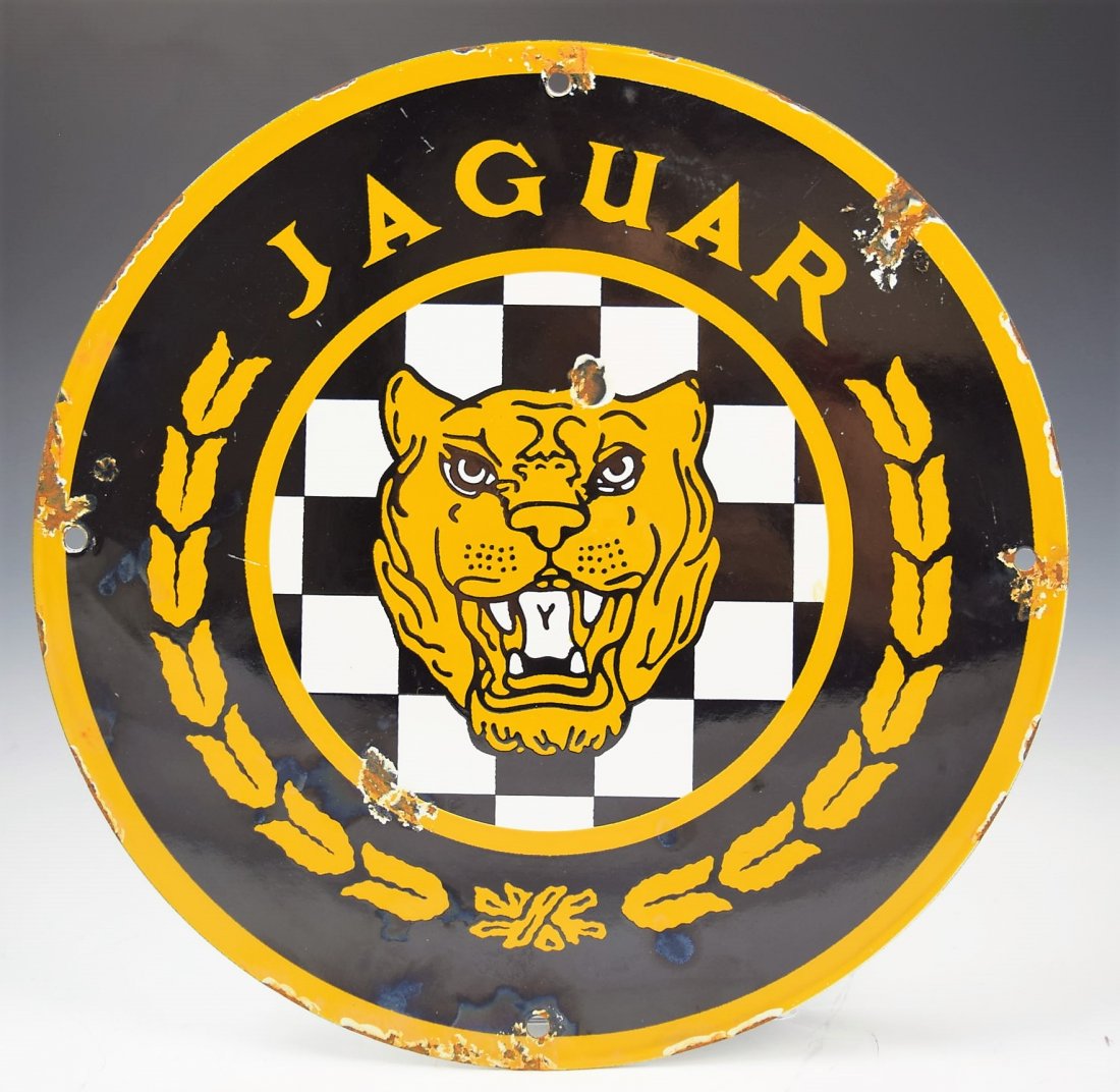 Jaguar Porcelain Sign (1 of 2)