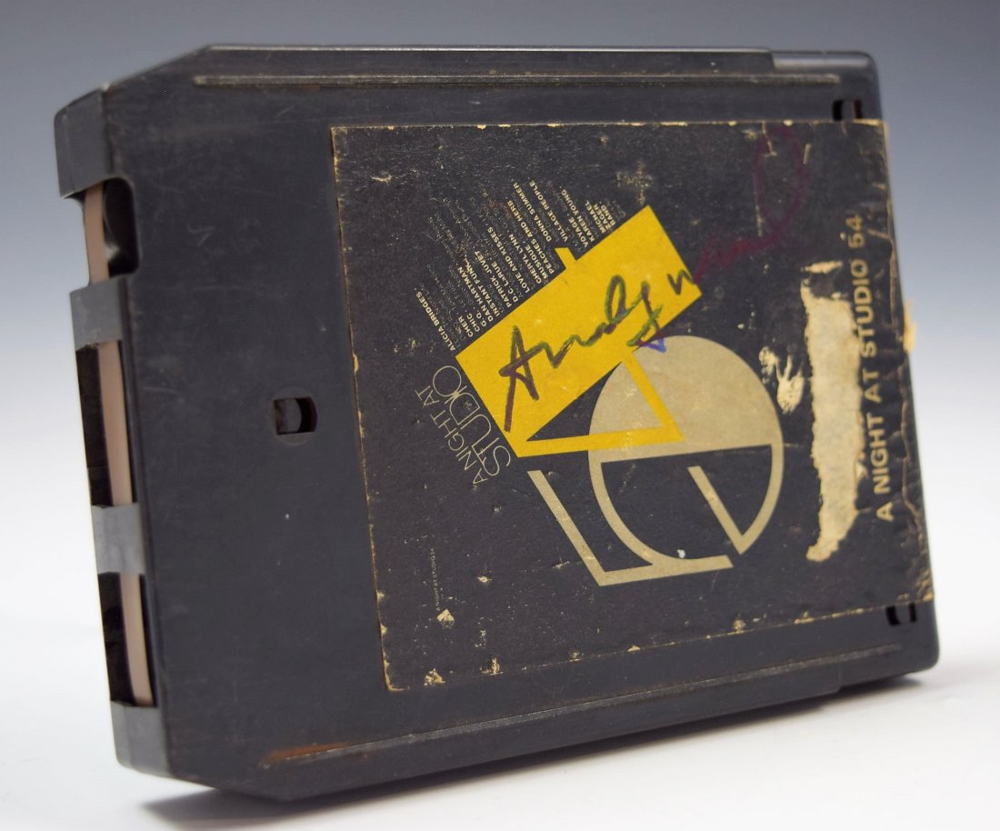 Andy Warhol Signed Studio 54 Track Tape (1 of 5)