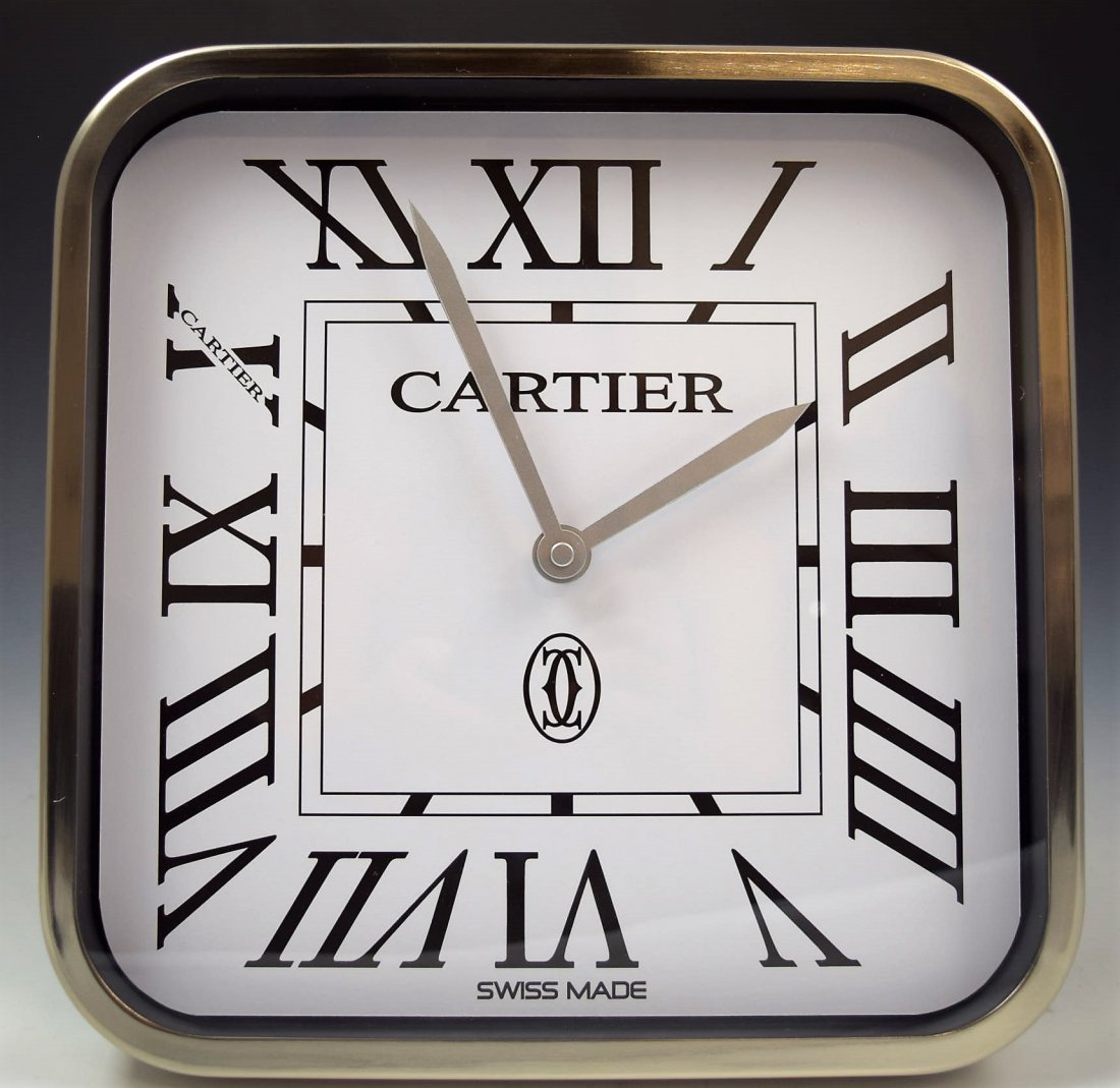 Cartier Dealer Clock
