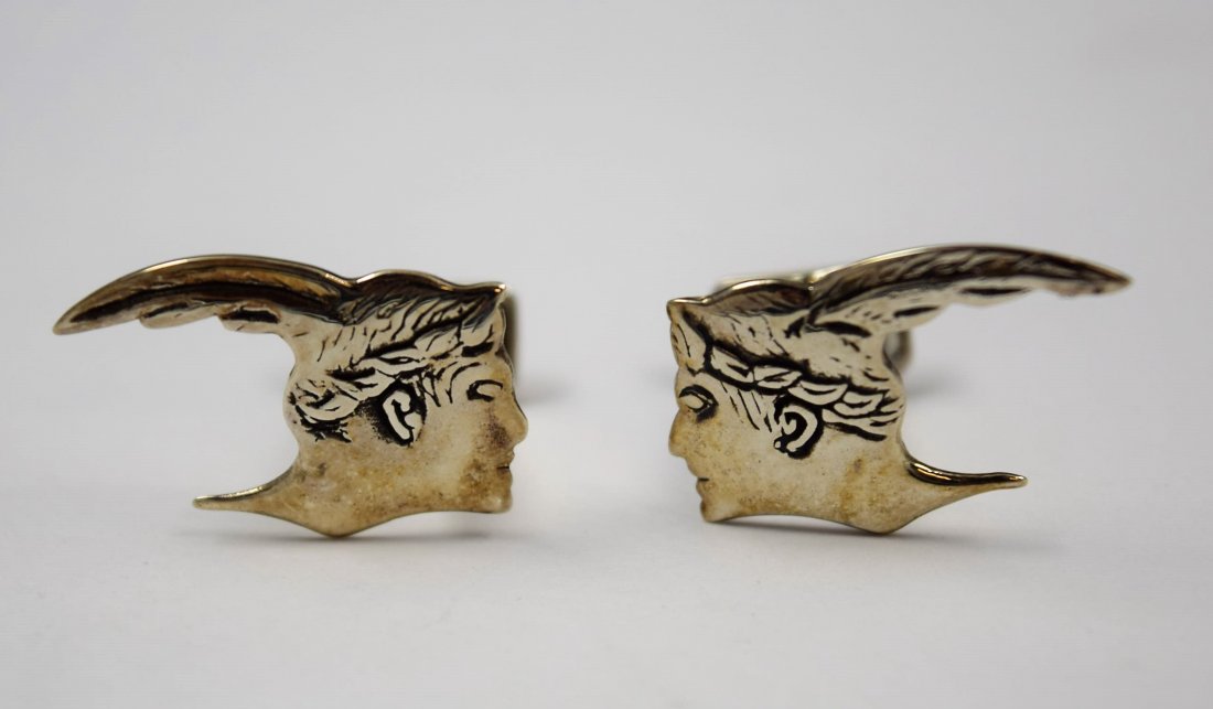 Pair of Silver Hermes Cufflinks (1 of 2)