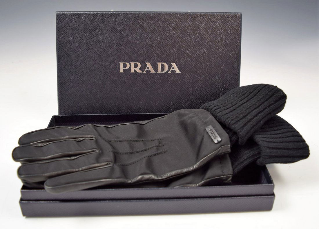 Prada Leather Gloves (1 of 2)
