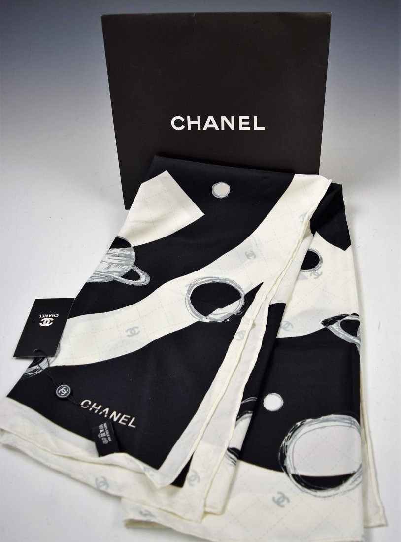 Chanel Silk Scarf (1 of 3)