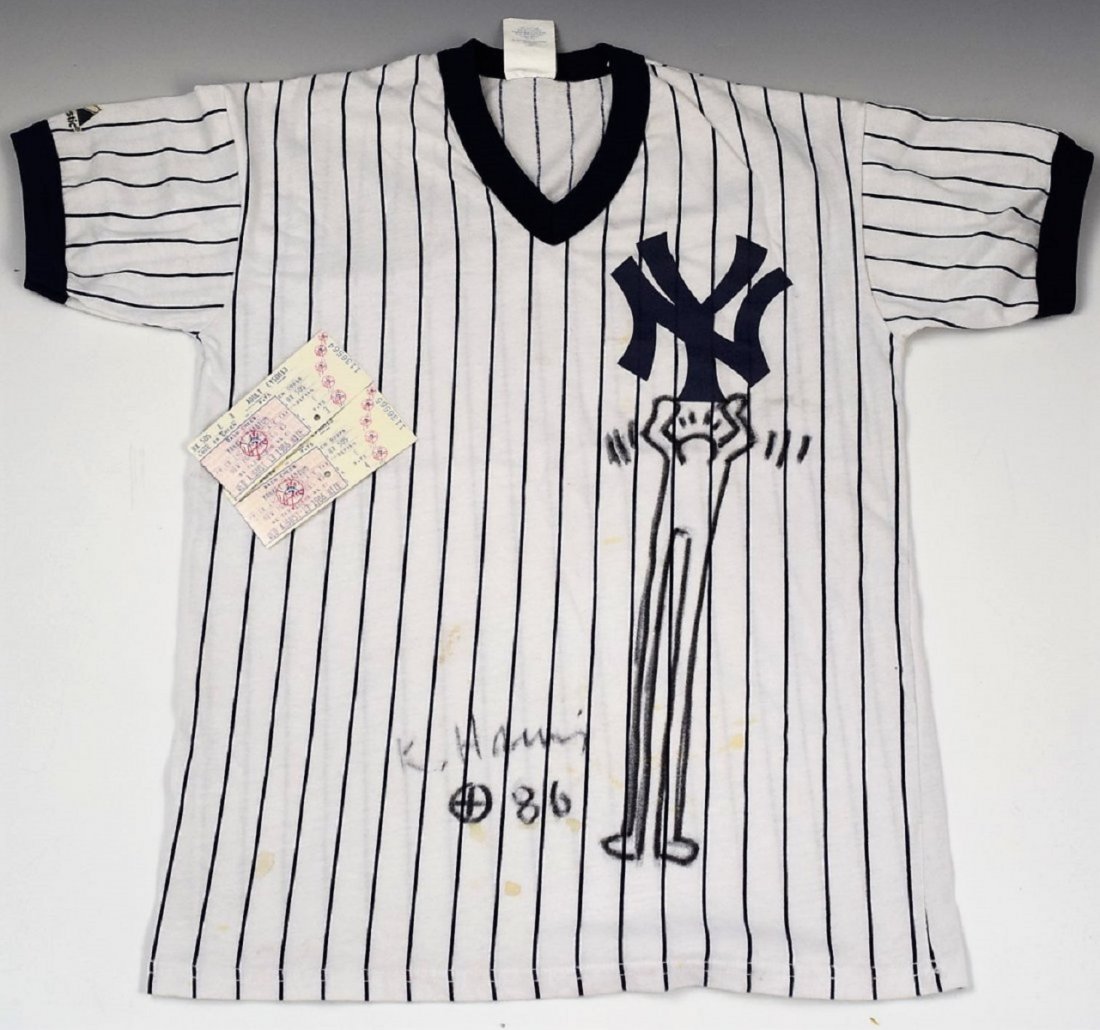 Keith Haring Drawing on Jersey (1 of 3)