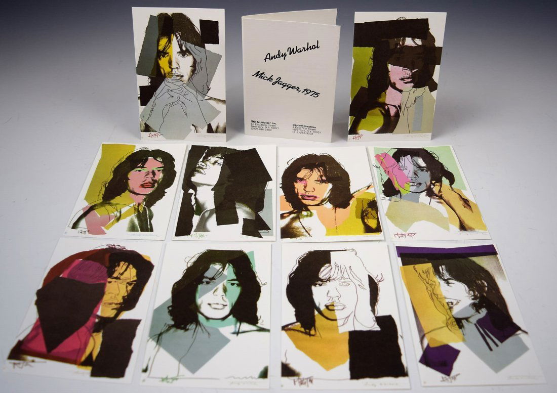 Andy Warhol Mick Jagger Portfolio Set (1 of 3)