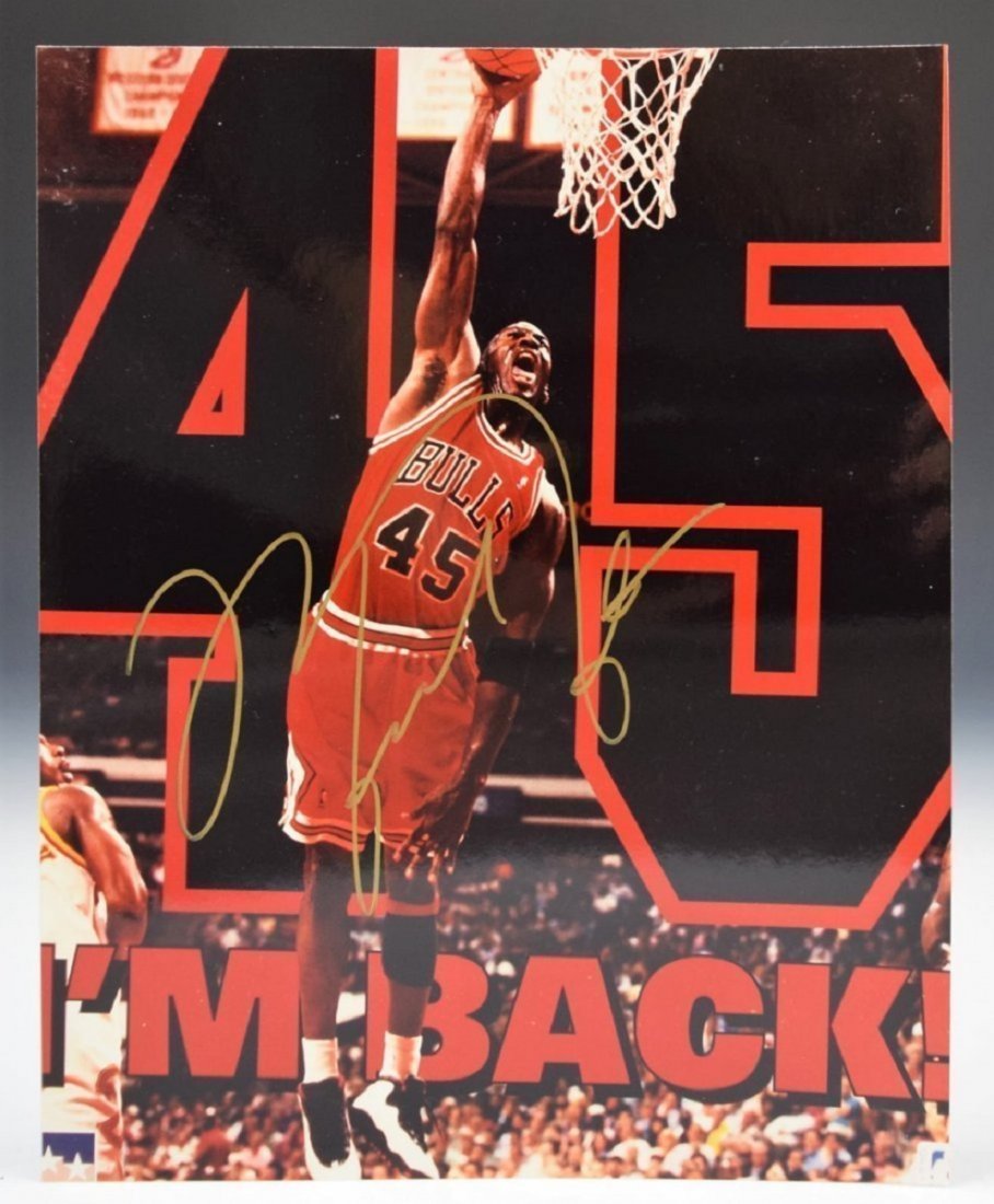Michael Jordan Signed Photograph (1 of 3)