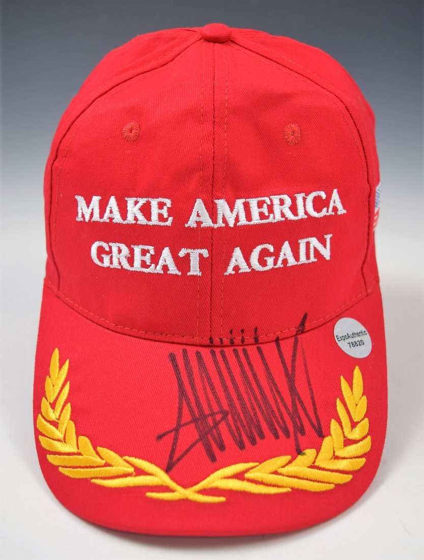 Donald Trump Autograph Campaign Hat (1 of 3)