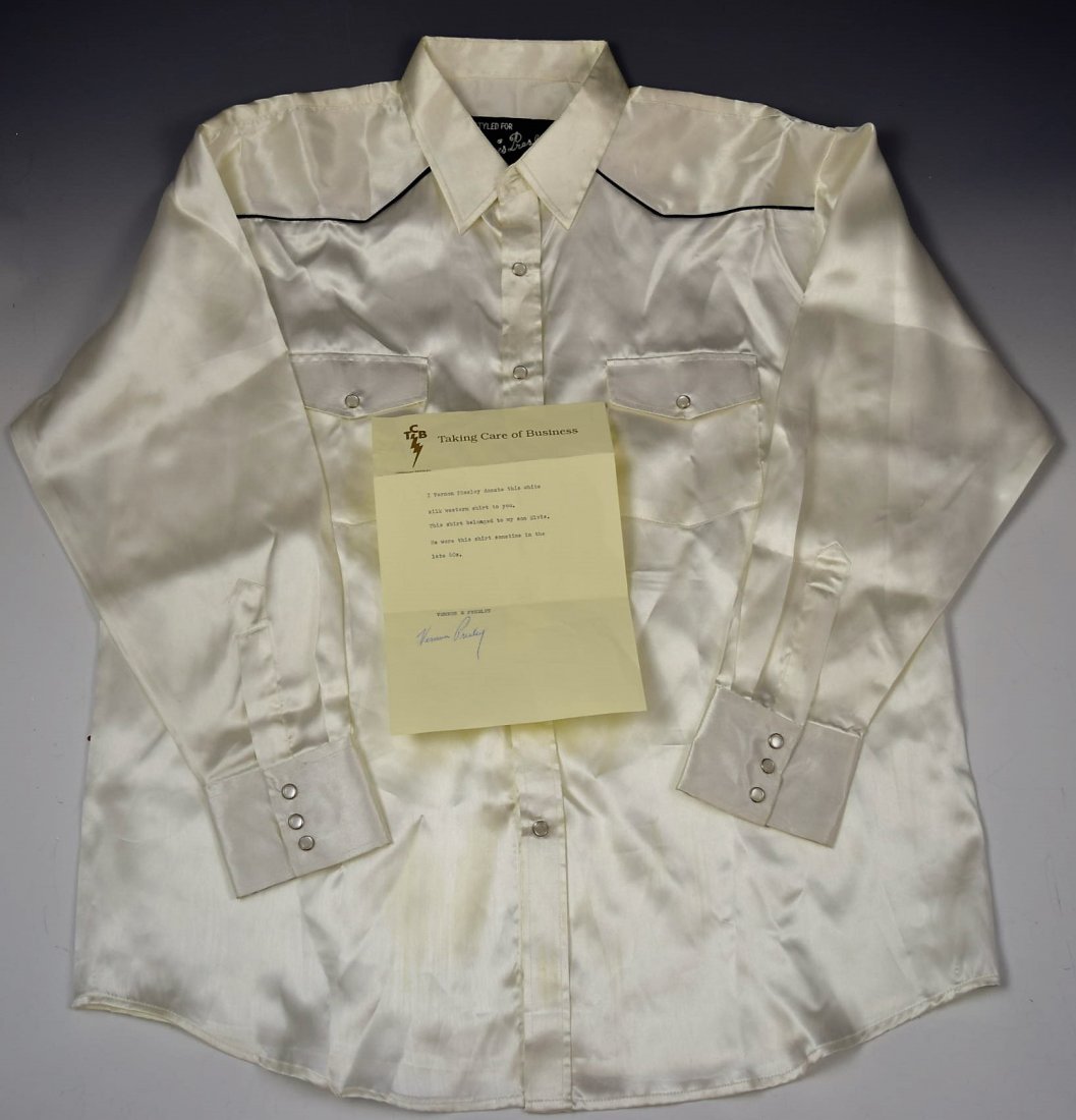 Elvis Presley's Personal Dress Shirt (1 of 3)