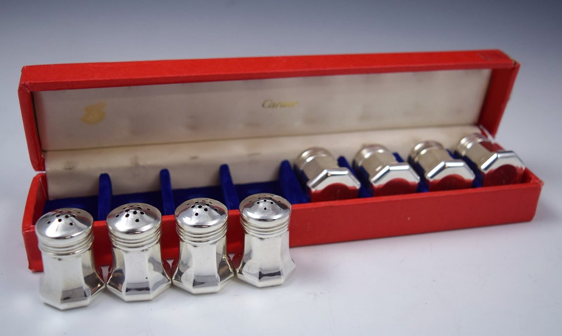 Cartier Sterling Silver Salt and Pepper Set (1 of 3)