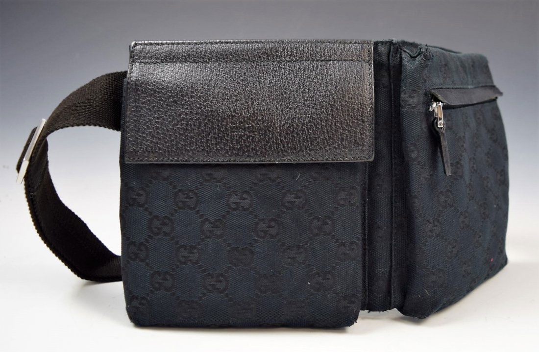 black gucci fanny pack