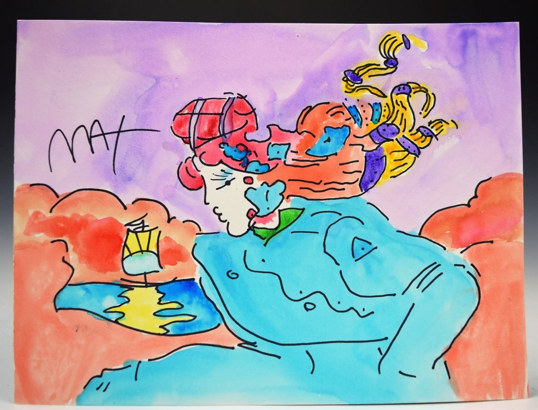 Peter Max Watercolor (1 of 3)