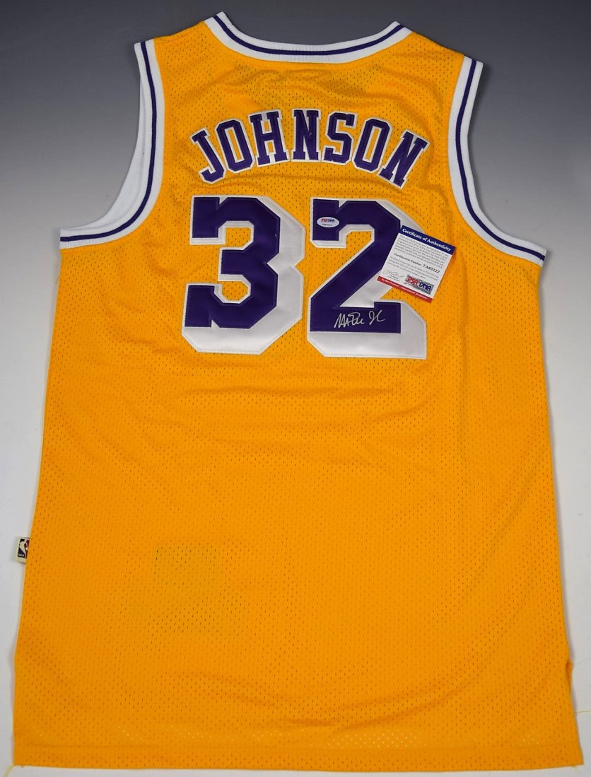 Magic Johnson Signed Jersey (1 of 4)