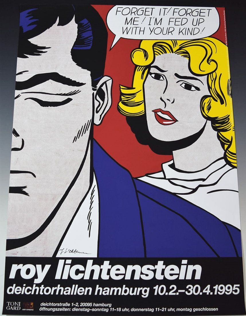 Roy Lichtenstein Signed Poster (1 of 2)