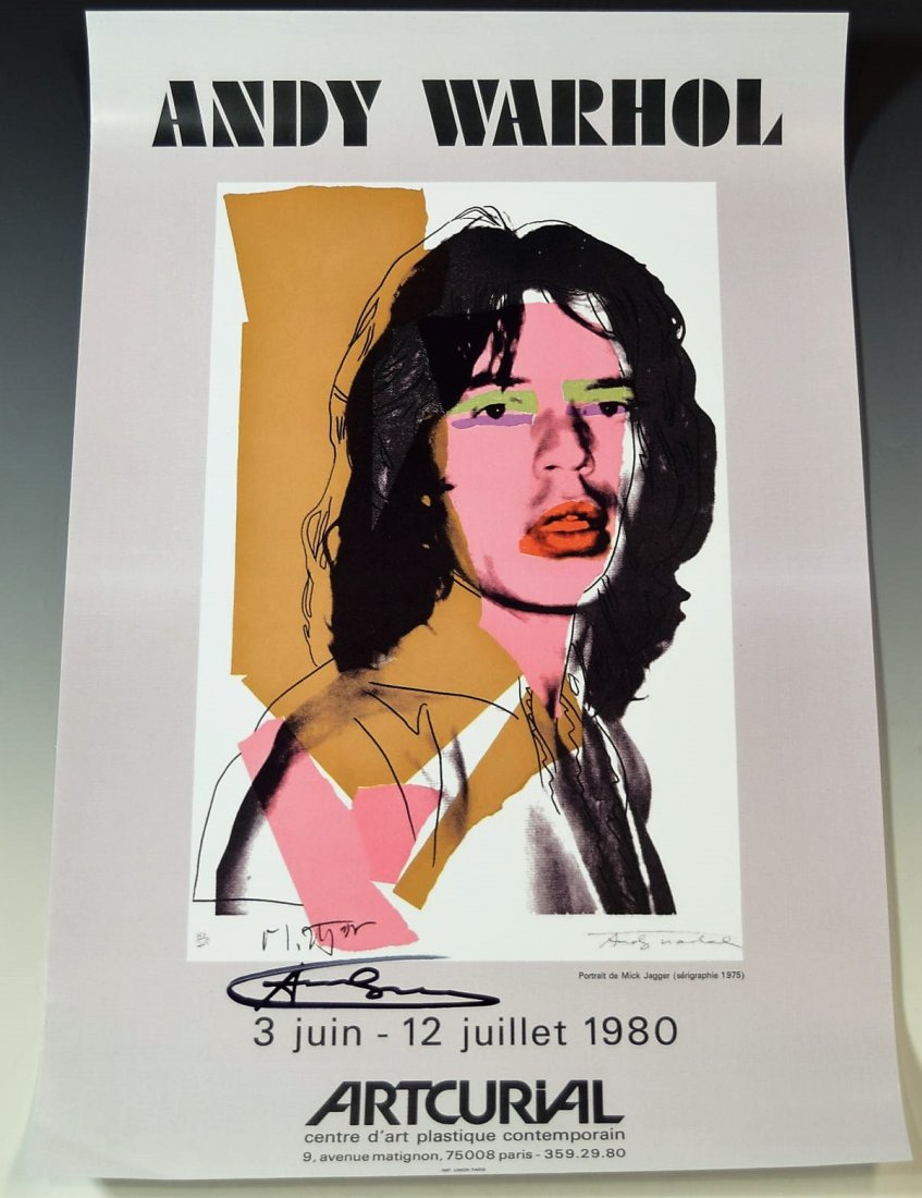 Andy Warhol Signed Poster (1 of 2)