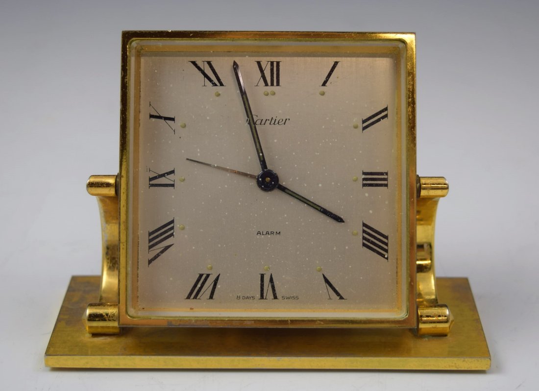 Vintage Cartier Desk Clock Mar 07 2019 Christiana Auction