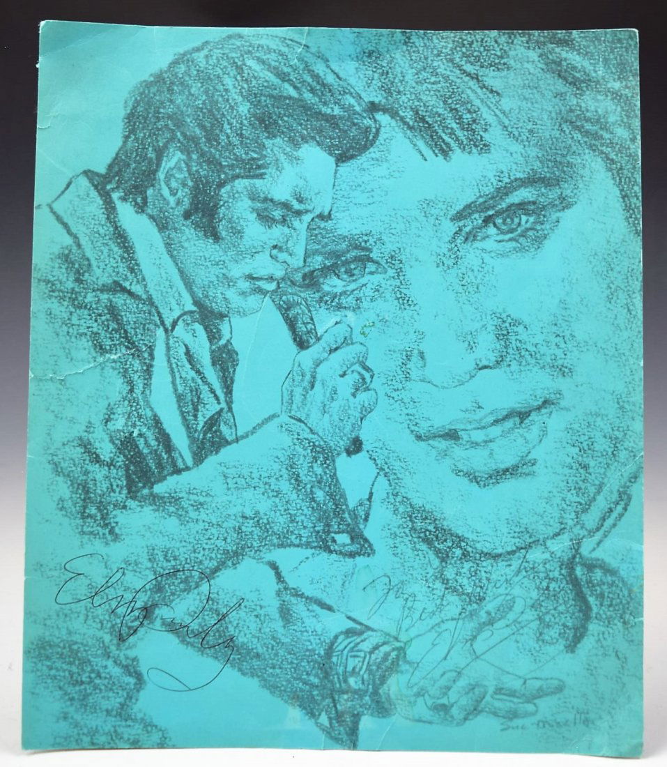 Elvis Presley's Autograph Drawing (1 of 3)