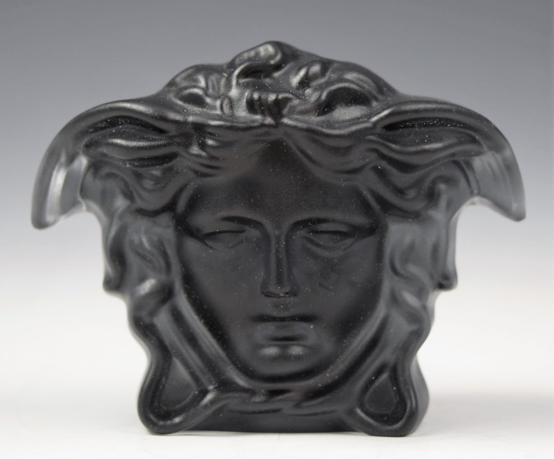 Versace Medusa Head Frosted Paperweight (1 of 3)