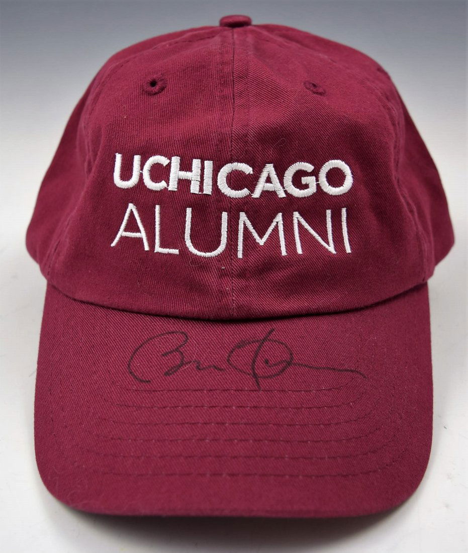 Barack Obama Autograph Hat (1 of 3)