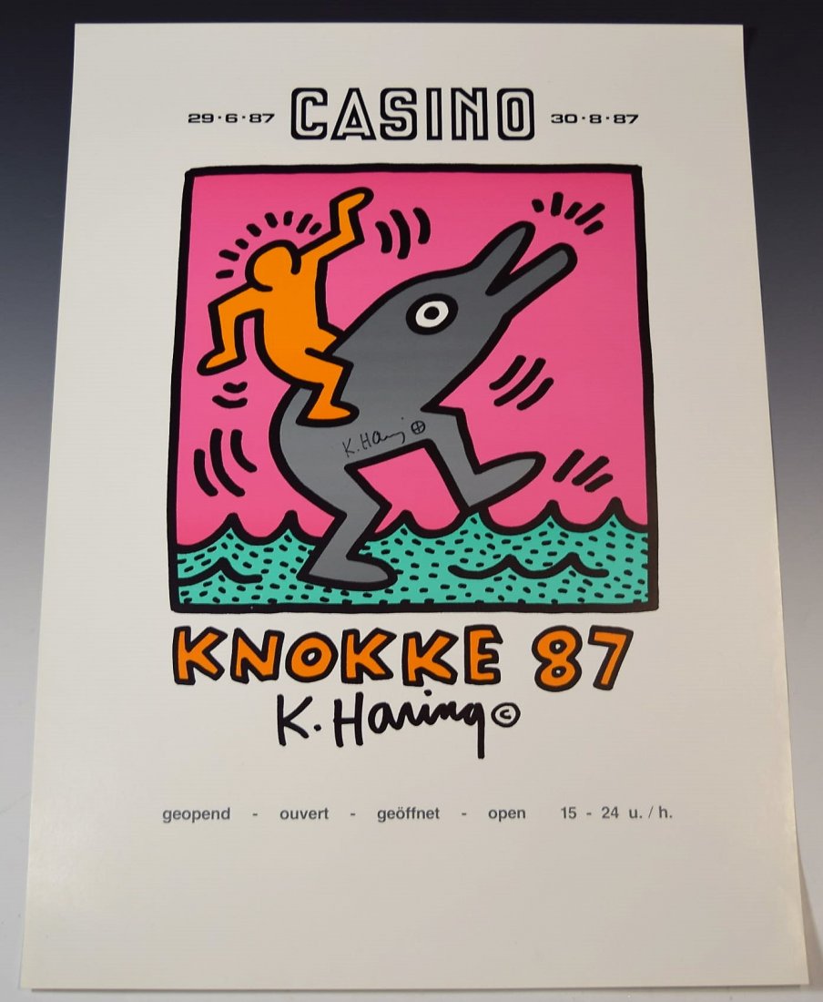 Keith Haring Signed Poster (1 of 2)
