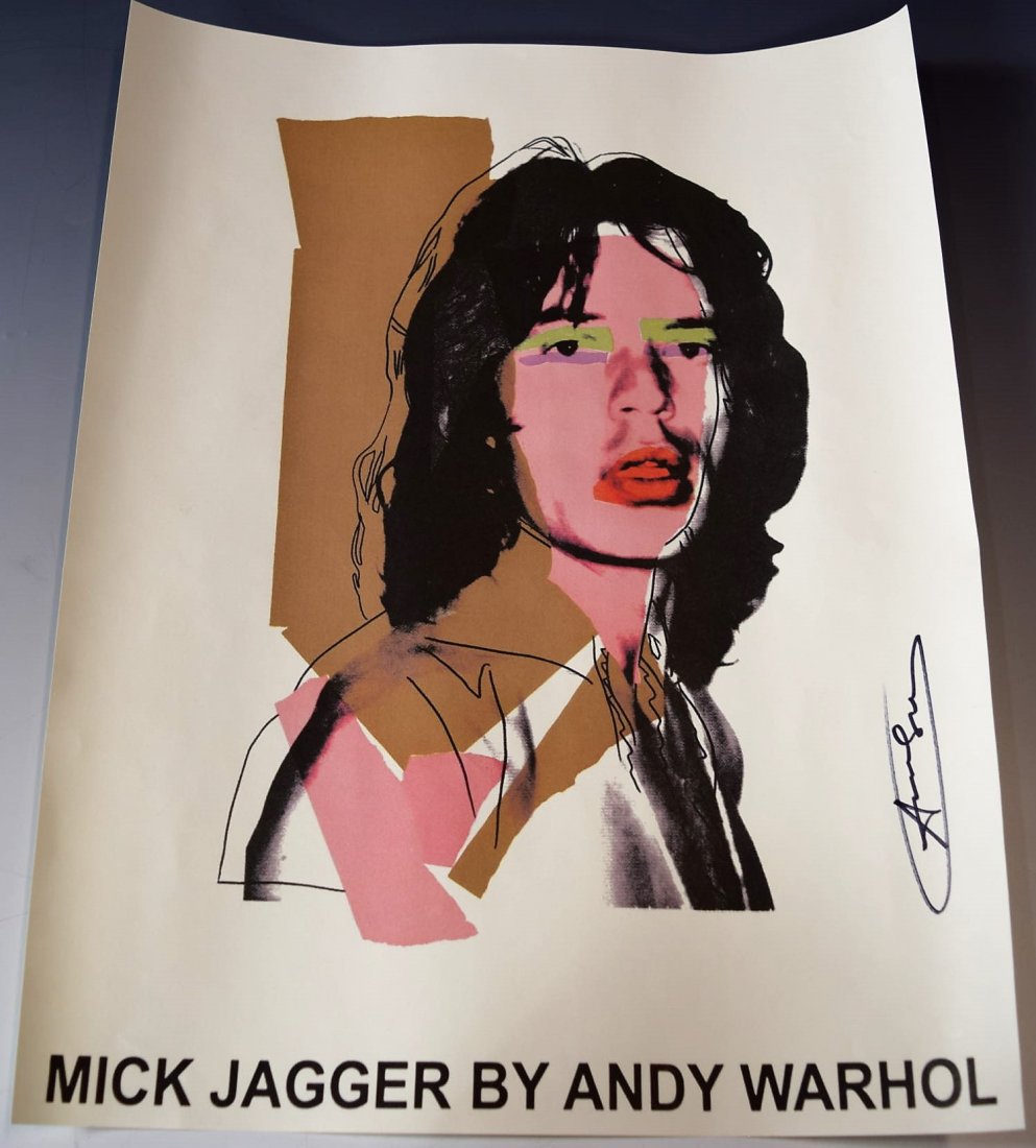 Andy Warhol Signed Poster (1 of 2)