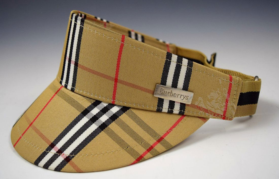 burberry visor hat