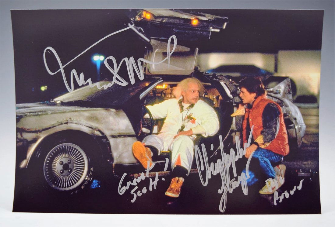 Back To The Future Cast Signed Photograph (1 of 3)