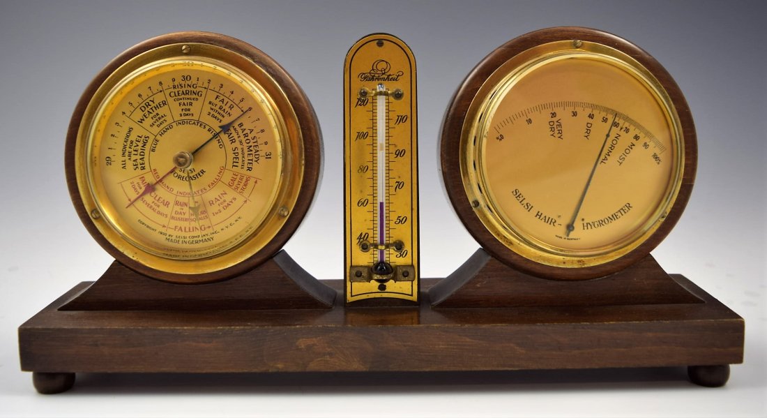 Vintage Selsi Barometer Hygrometer Thermometer (1 of 3)