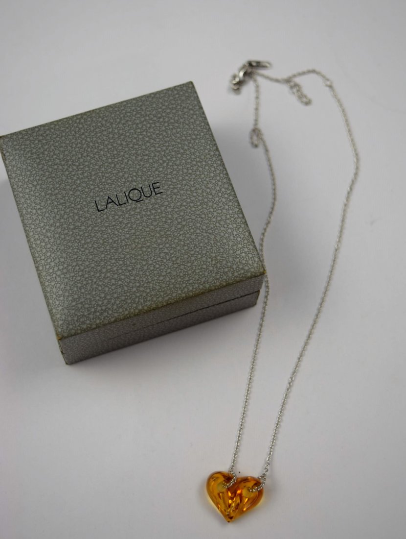 Lalique Sterling Silver Necklace (1 of 2)