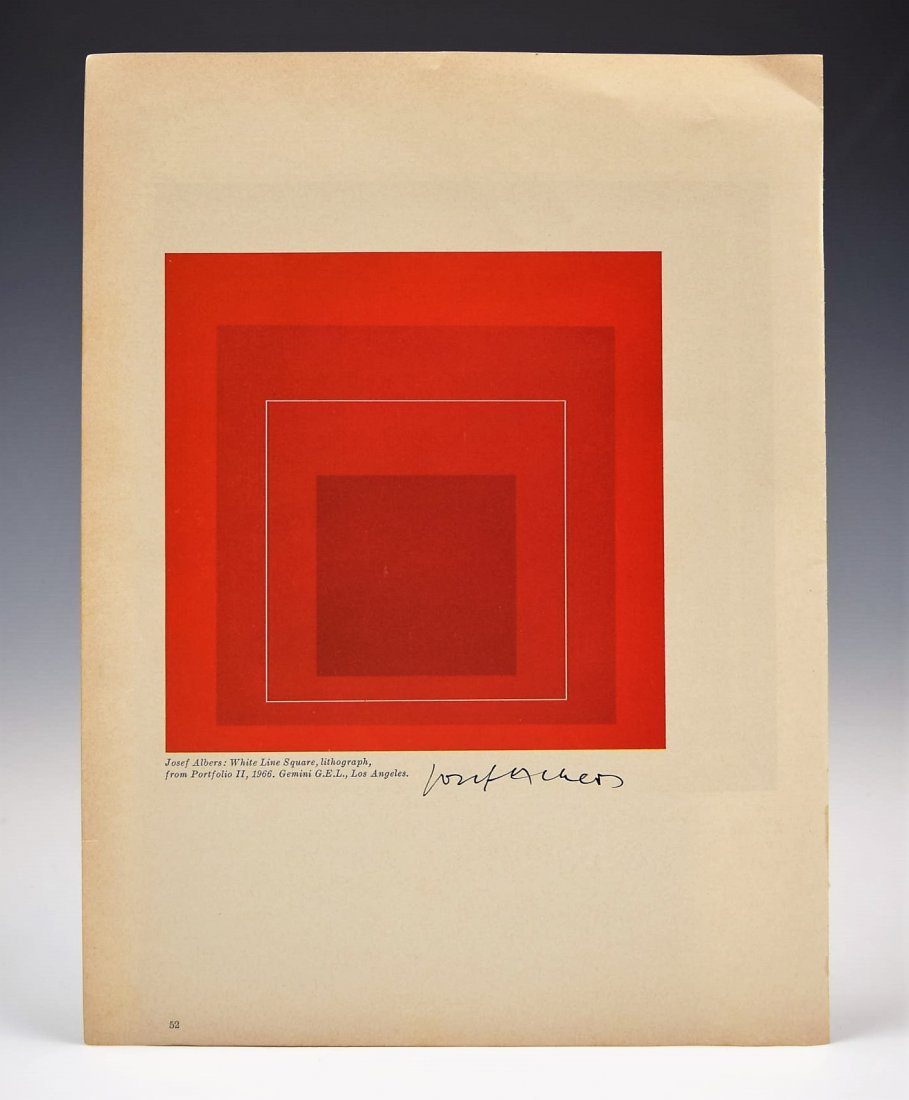 Josef Albers Signed (1 of 2)