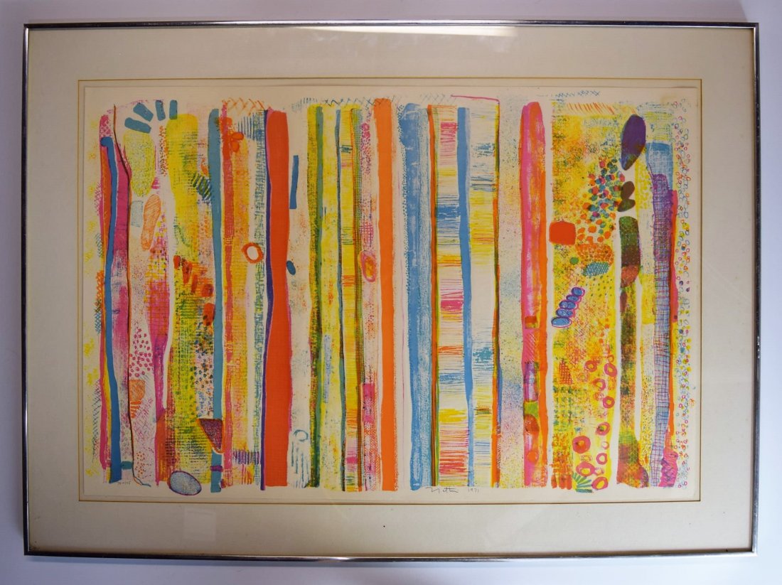 Robert Natkin Signed Lithograph (1 of 3)