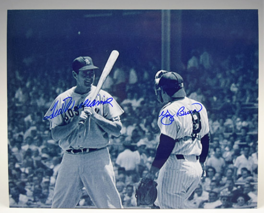 Ted Williams and Yogi Berra Signed Photograph (1 of 3)