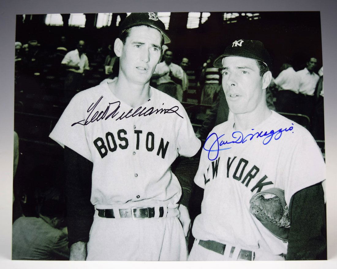 Ted Williams and Joe Dimaggio Signed Photograph (1 of 3)