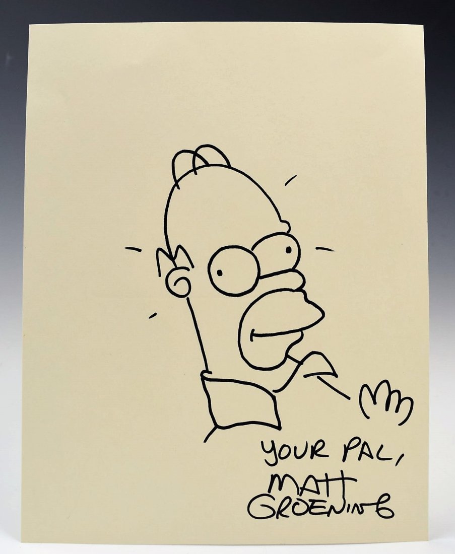 Matt Groening Drawing (1 of 3)